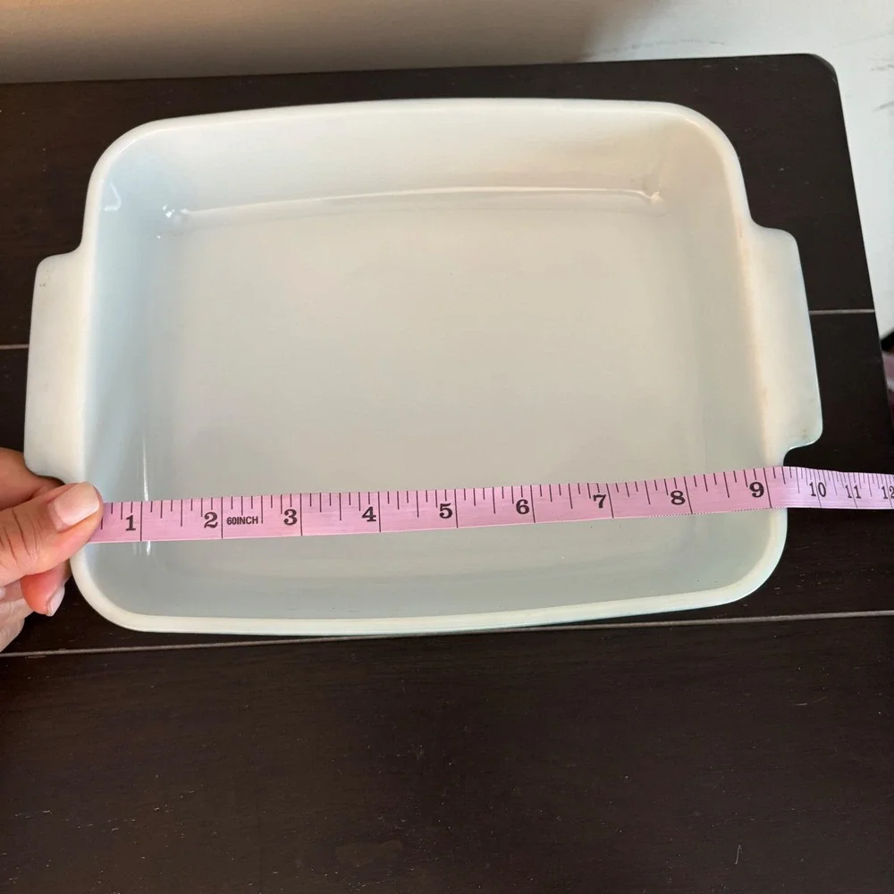 Vintage PYREX | 1953 Promo HEINZ | 507B | Seafoam Green Casserole Dish | 9x7
